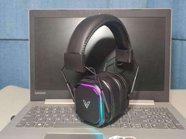 敌雷柏VH850电竞耳机测评J9国际网站灯光炫酷性价比无(图10)